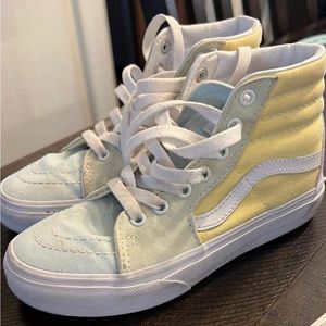 SK8-HI kids pastel vans 1